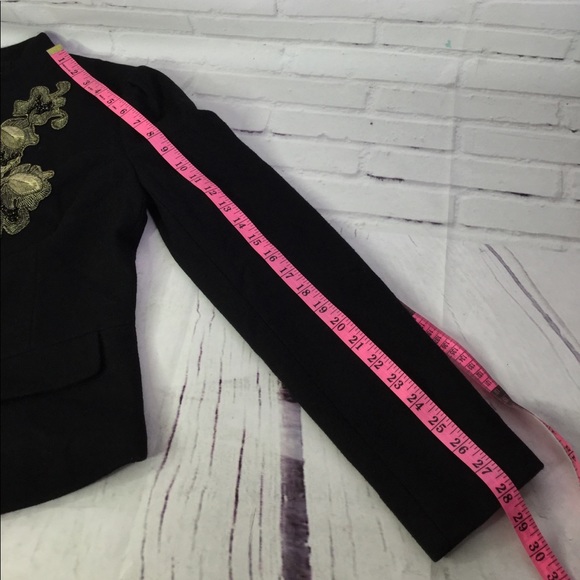 Banana Republic Heritage Black Wool Blazer Size 2 - Picture 8 of 8